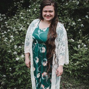 Ivory Lace Cover Up